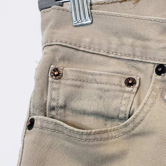Levi's 511 Slim Fit Tan Mid Rise Jeans With Stretch 29 X 32 - Picture 15 of 16